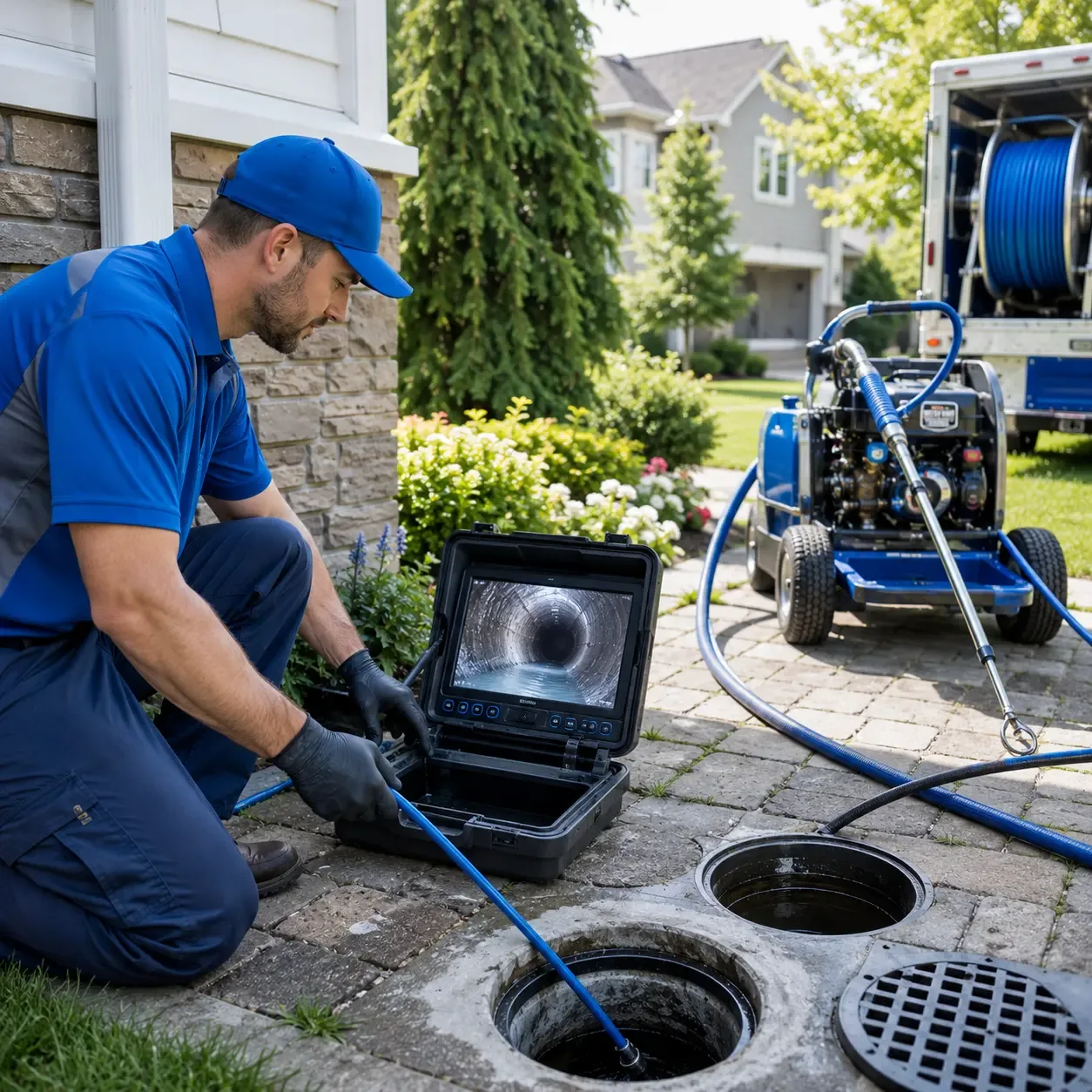 Outdoor drain cleaning professionals serving New Bloomington, OH