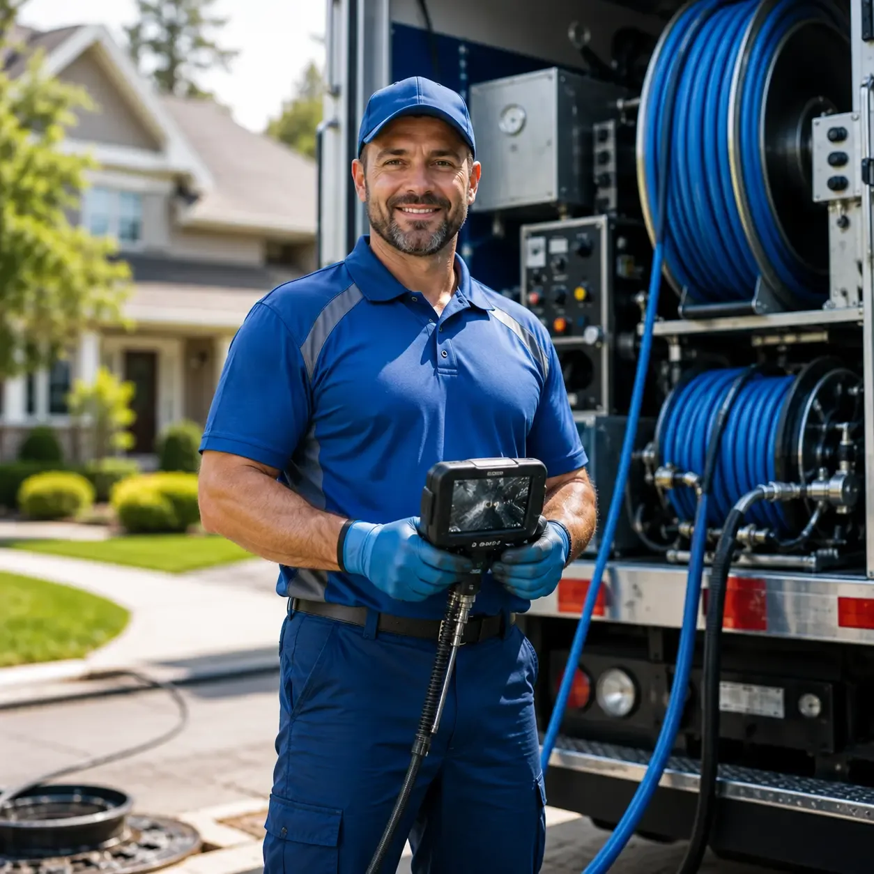 Local outdoor drain cleaning specialists in New Bloomington, OH